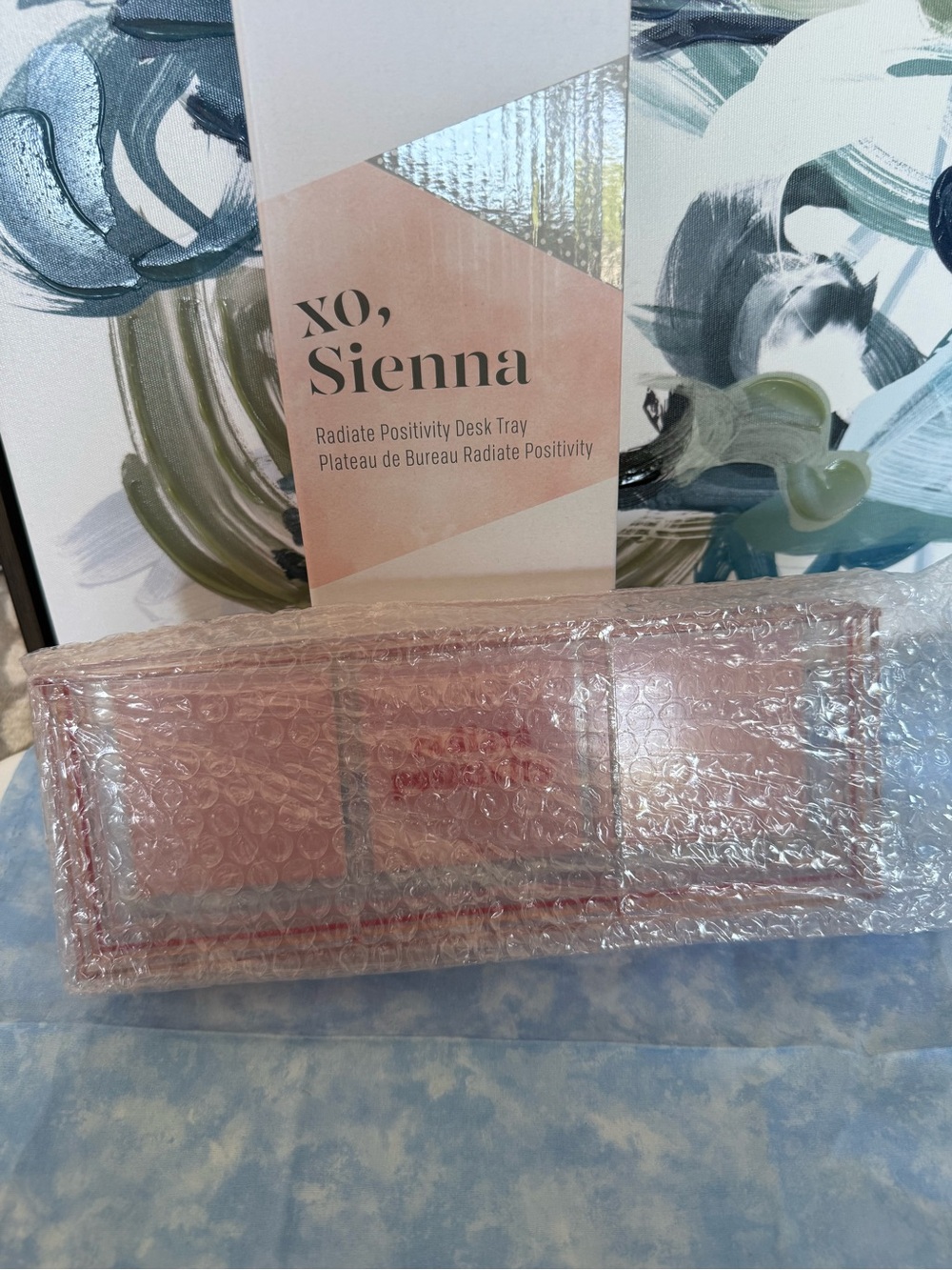 *NEW* XO, Sienna Radiate Positivity Desk Tray
